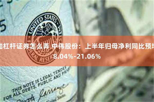 加杠杆证券怎么弄 中伟股份：上半年归母净利同比预增8.04%-21.06%