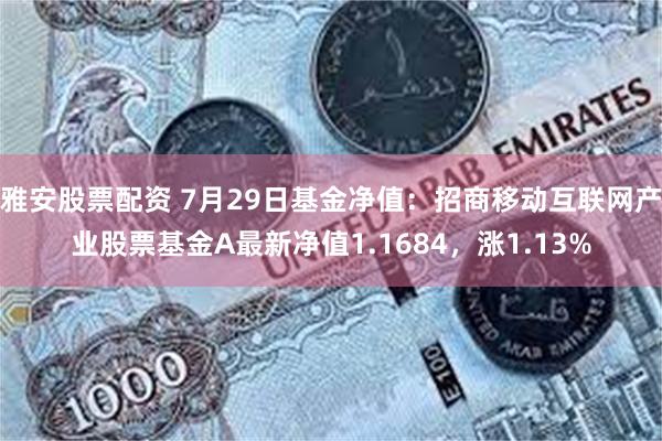 雅安股票配资 7月29日基金净值：招商移动互联网产业股票基金A最新净值1.1684，涨1.13%