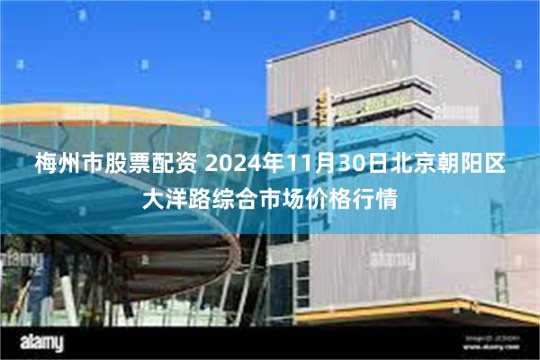 梅州市股票配资 2024年11月30日北京朝阳区大洋路综合市场价格行情