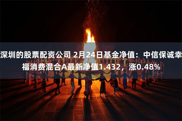 深圳的股票配资公司 2月24日基金净值：中信保诚幸福消费混合A最新净值1.432，涨0.48%